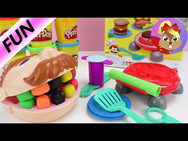 培乐多 play doh 蛀牙先生制作超级美味烧烤派对,真好吃呀~